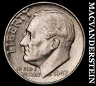 1947-D Roosevelt Dime- Silver- Choice Gem Brilliant Uncirculated Luster #J9120