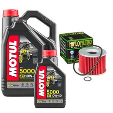 ZX1100 ZZR1100 Motul 5000 10w40 5L Oil Filter Kit Kawasaki ZX 1100 1993 8.00 per litre