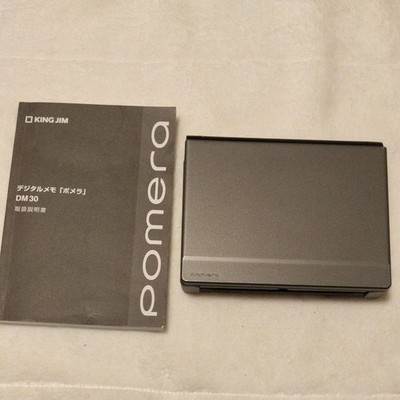 KING JIM Pomera DM30 Digital Memo E-Ink Display Folding Keyboard ATOK Used JP