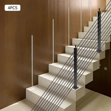 Cable Railing Post Stainless Steel Stair Handrail Deck Railing Kit DIY 36 x2 x2