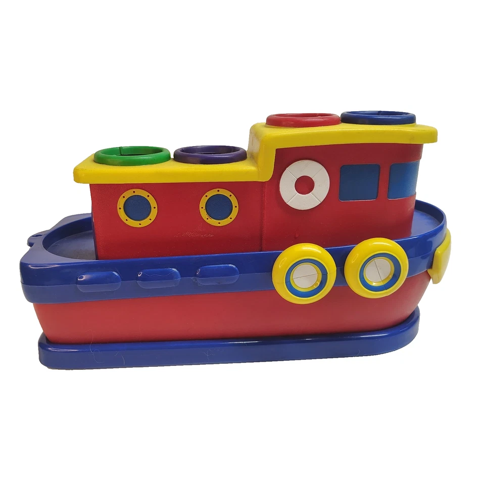 Discovery Toy Hammer Away BOAT LARGE Kid Powered Learning Pound Roll Activity - Image 3 of 4