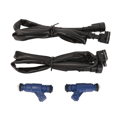 Fuel Injector Set ABS Rubber 1202863 With Pigtail Harness For Vehicle - Picture 2 of 12