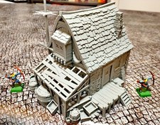 Ancrabourg Fishmonger's Workshop 28 mm Port City Terrain D&D Warhammer Mordheim