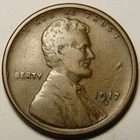 1917 S Lincoln Wheat Cent Penny F-VF  "Actual Coin Pictured"
