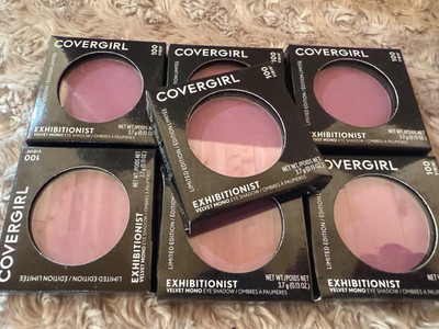 7X COVERGIRL Exhibitionist Velvet Mono Eye Shadow 100 Vibin' Purple FREE SHIP