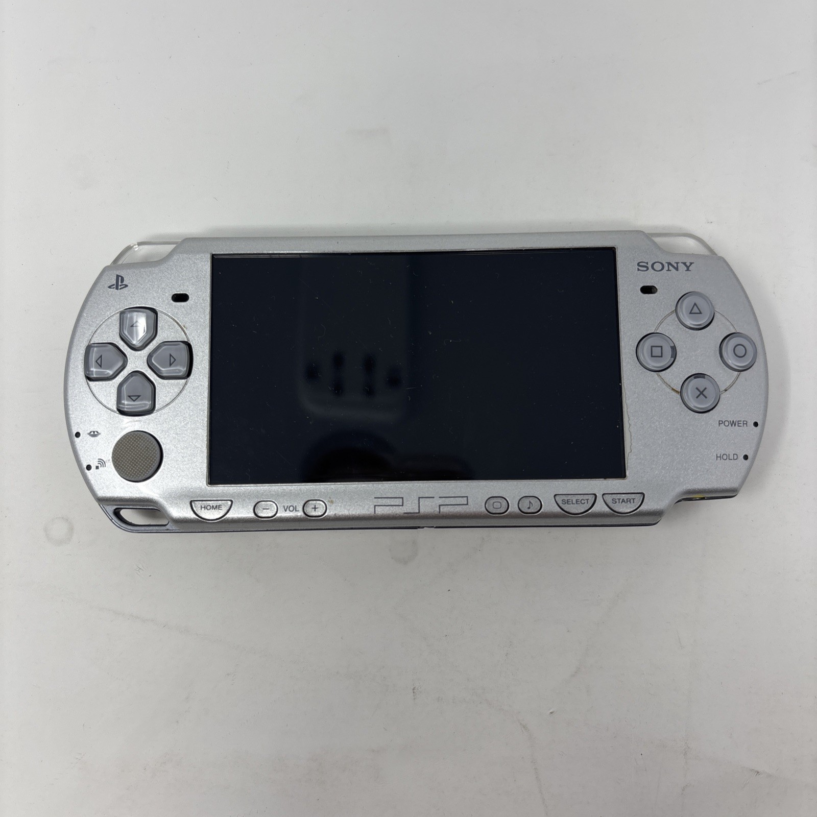Sony PSP 2001 Slim Launch Edition Handheld System, 1GB Card, Silver - No Battery