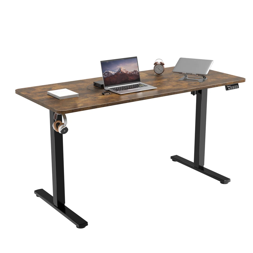 Ergomaker 140cm Electric Standing Desk Height Adjustable Office Computer Desk AU - image 2 of 4