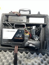 Vintage SHARP VHS Camcorder Model VC-C20U W/ Battery, Strap More Untested