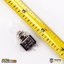 Lot of 2 RadioShack SPST Mini Toggle Switch 10A 125V 6A 250V #2750324 BULK NEW