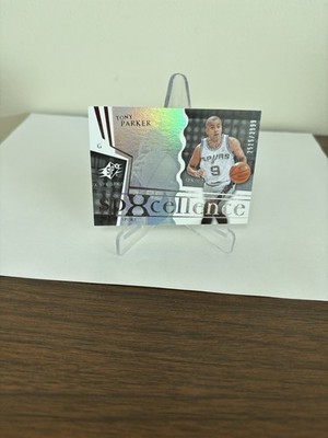 2003-04 SPx #116 Tony Parker #/3999 Spurs HOF NM