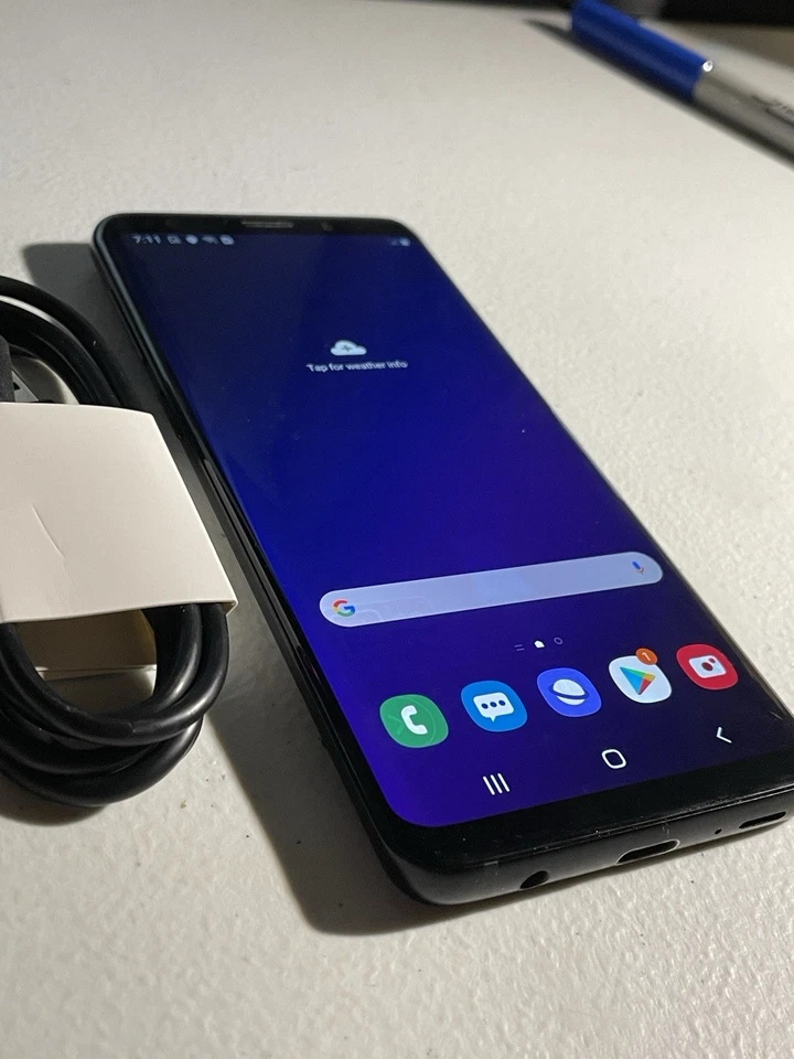 Samsung Galaxy S9 64GB Unlocked Black (5095) - Image 3 of 4