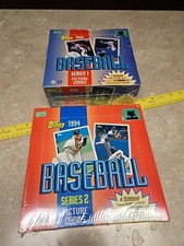 1994 Topps Baseball Cello Boxes Series I & II Factory Sealed Gold & Finest Cards