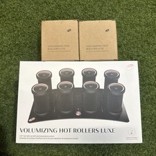 T3 - Volumizing Hot Rollers LUXE Premium Hair Curler 1.25  12 Rollers/clips NEW