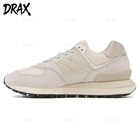New Balance 574 Men's Casual Running Shoes White Grey U574LGWD