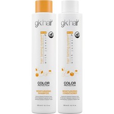 GK Hair Moisturizing Shampoo and Conditioner for Dry, Dull Hair   Unisex Care