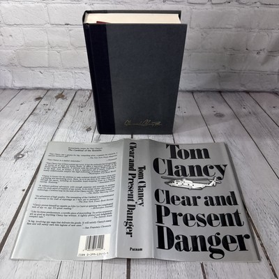 Clear and Present Danger by Tom Clancy ( 1989, First Edition, Hardcover) Putnam