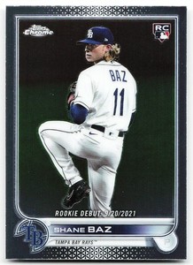 🔥 2022 Topps Chrome Update #USC175 Shane Baz Rookie