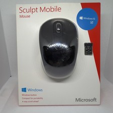 Microsoft Sculpt Mobile Mouse 43U-00001 Model No. 1589, 1496 BRAND NEW  SEALED
