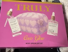 3pc Truly Coco Glow Body Serum Gift Set Coco Cloud After Shave Serum NIB