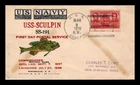 US COVER USS SCULPIN SS-191 NAVAL CANCEL FIRST DAY POSTAL SERVICE