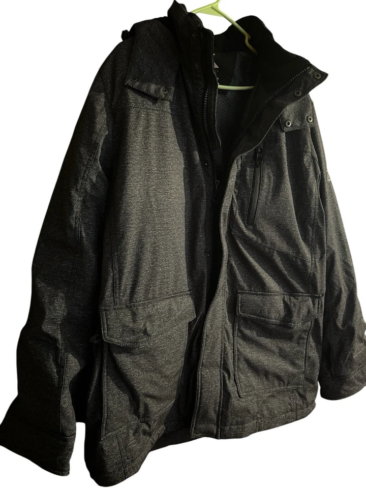 NUEVA CHAQUETA DE INVIERNO AISLANTE NEGRA ZEROXPOSUR PARA HOMBRE XXL CAPUCHA CON CREMALLERA Foto 4 de 4