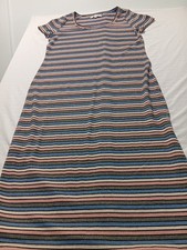 Loft Bodycon Stretch Dress with Shimmer Metallic Size Large (Free Shipping)
