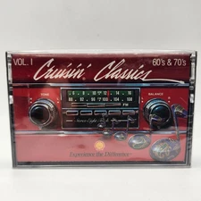 Shell Cruisin Classics Volume I 1 60s And 70s Cassette 1989 CBS Records BT 21104