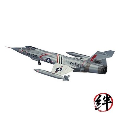 Hasegawa 1/48 scale US Air Force F-104C Starfighter plastic model kit PT19