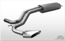 FOX Sportauspuff Side Pipe 1x130x50mm für VW Golf 4 Variant Bora 1J Variant