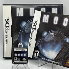 Moon Nintendo DS CIB Complete Case Manual Authentic Sci-Fi FPS Game Tested 2009