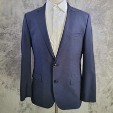 HUGO Boss Men’s Navy Blazer Modern Fit Jacket 40R Made in Croatia