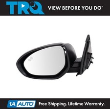 Trq Driver Lh Power Turn Signal Blind Spot Mirror For 2012-2013 Mazda 3