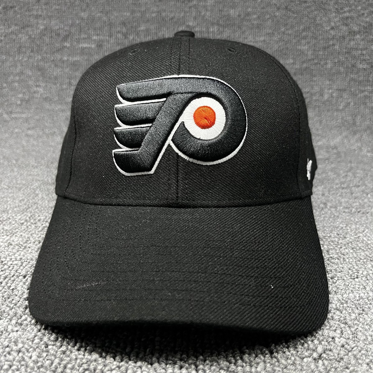 Philadelphia Flyers '47 MVP Hat Black Adjustable Hook-and-Loop NHL Cap