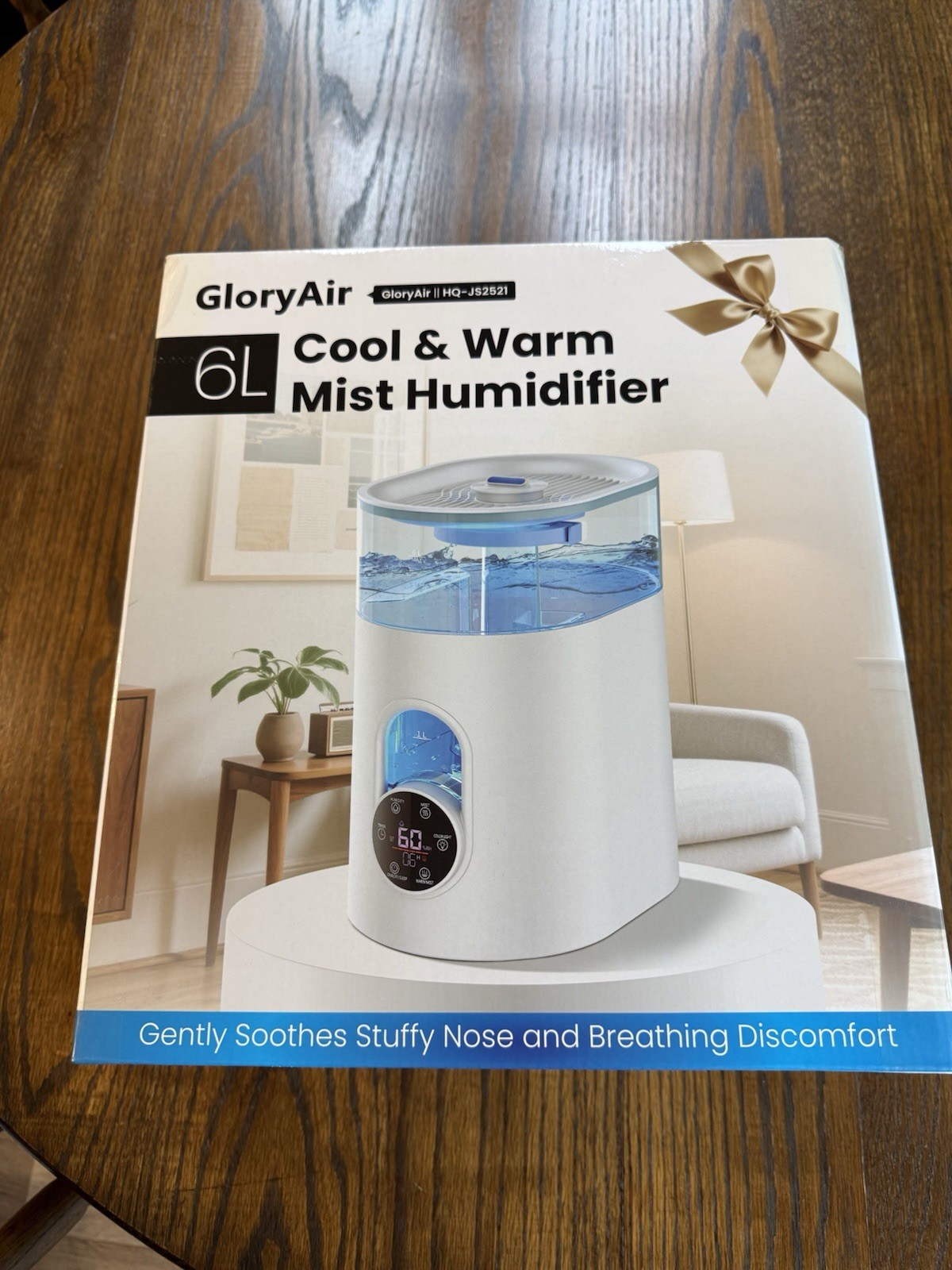 GloryAir Cool And Warm Mist Humidifier