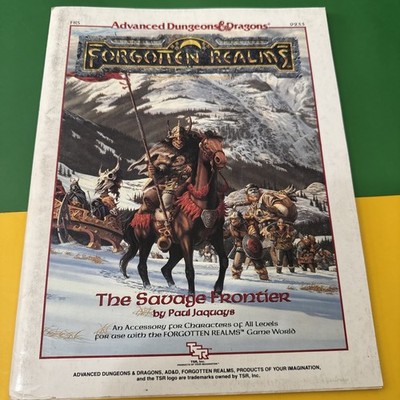 FR5 The Savage Frontier AD&D TSR Original 1988 forgotten realms module