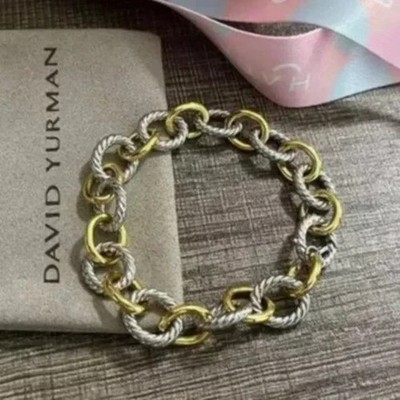 David Yurman Oval Link Cable Chain Bracelet - length 7.5''