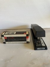 Bostitch Black Stapler With Vintage Swingline Staples