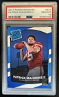 2017 Panini Donruss Patrick Mahomes II RC Rated #327 Chiefs PSA 10 Rookie