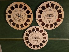 4 View Master Stereo Reel Spider-Man Double Identity Reel A ,B, C. + Iron Man.