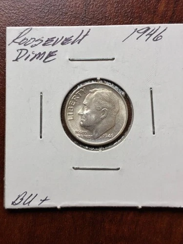 1946 Roosevelt Dime 90% Silver Beautiful Uncirculated