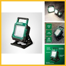 Metabo HPT 18V MultiVolt Cordless LED Work Light, 4,000 Lumen, and Dust Resistan