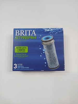 Genuine Brita Stream Replacement Water Filters 2 Pack - NEW