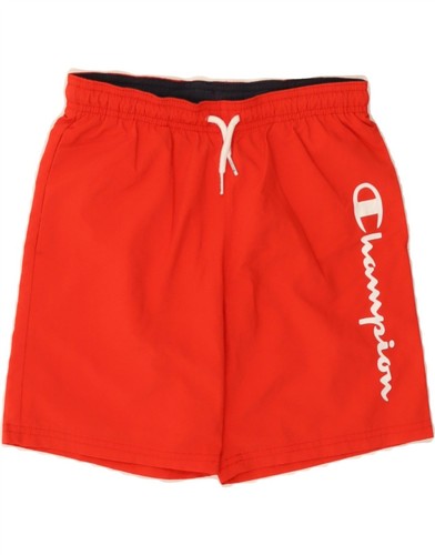 Champion Jungen Grafik Badeshorts 9-10 Jahre Medium rot BB12