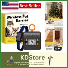Wireless Cat  Small Dog Barrier Kit, Adjustable Safety Static  Range