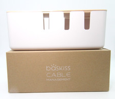 Basskiss Cable Management Box/Desk Organizer