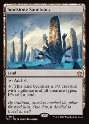MTG Magic the Gathering Soulstone Sanctuary (133/789) Foundations LP