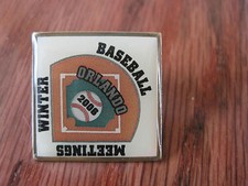 Winter Meetings Baseball Orlando 2008 Lapel Hat Pinback Pin Back 1