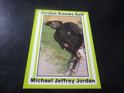 MICHAEL JORDAN     (GOLF PLAYER)     AAMER SPORT PRTD   card mint condition