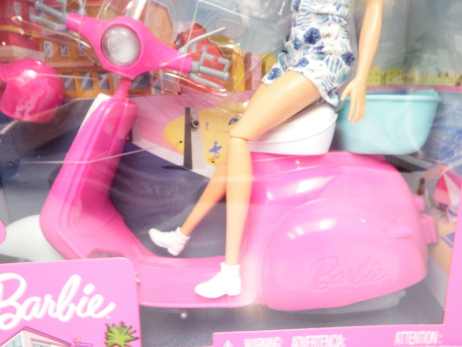 Barbie & Friends MOVEABLE SCOOTER & BARBIE GBK85 Ages 3+ eBay