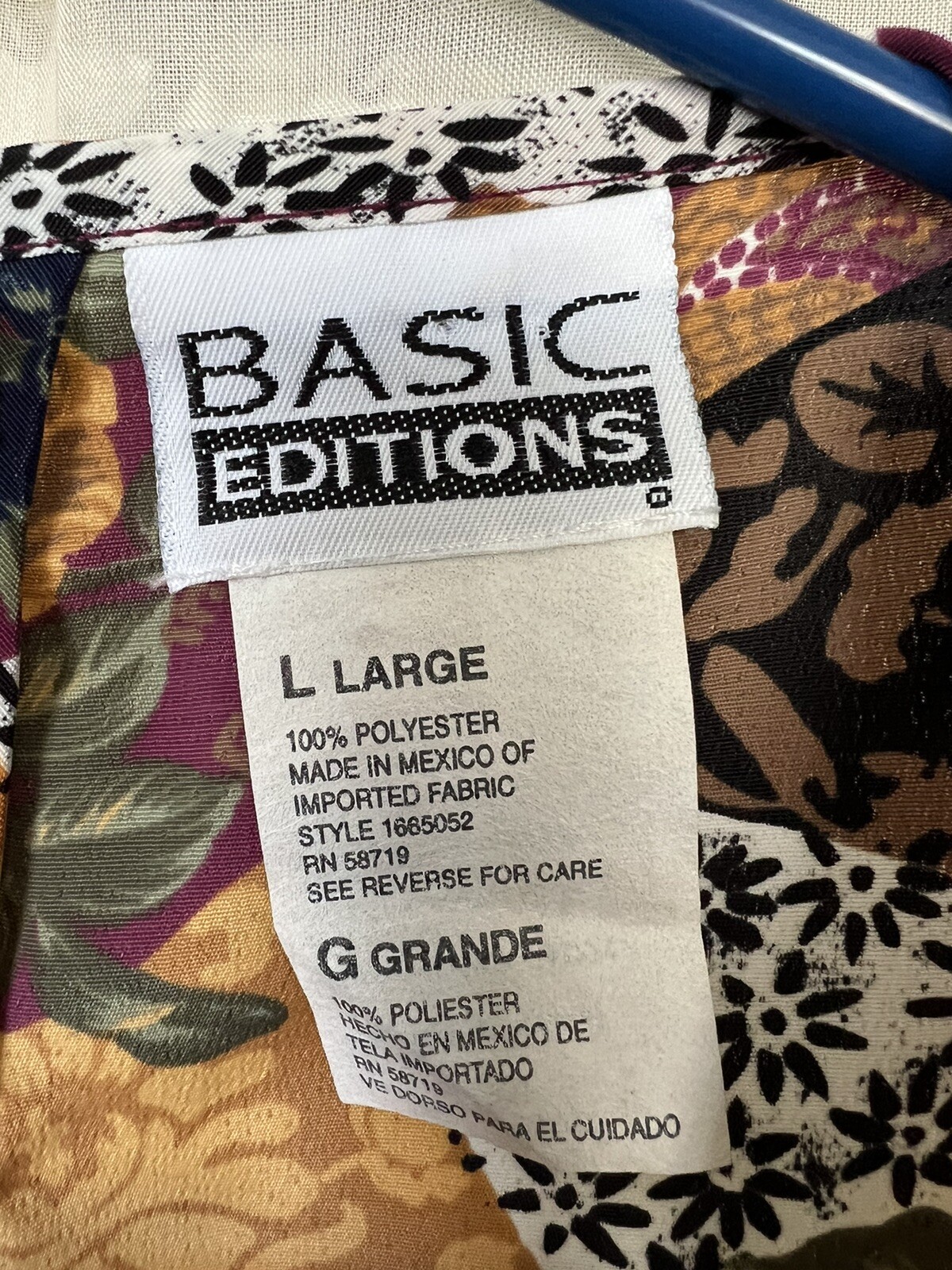 Basic Editions Multi-Pattern Vintage Floral Folk … - image 4